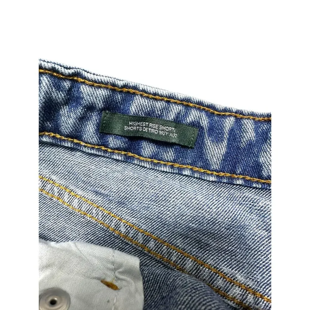 Wild Fable High Rise DIstressed Denim Frayed Hem Cut Off Shorts SIze 6